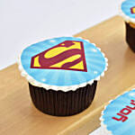 You Are My Hero Cupcakes