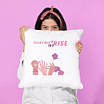 Pink Ribbon Cushion