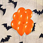 Orange Latex Balloons 10 Pcs