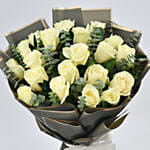 Serene 20 White Rose Bouquet