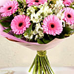 Serene Gerberas N Alstroemeria Bouquet