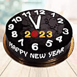 Happy New Year 2023 Chocolate Cake