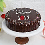 Welcome 2023 Chocolate Cake