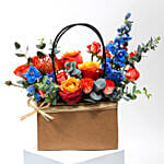 Flower Bag Arrangement with Perfume