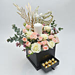 Ramadan Kareem Flowers & Chocolate Arrangement