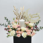 Ramadan Kareem Flowers & Chocolate Arrangement