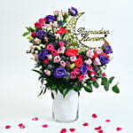 Ramadan Kareem Mix Flowers Arrangement