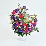 Ramadan Kareem Mix Flowers Arrangement