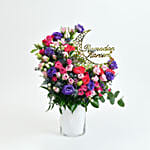 Ramadan Kareem Mix Flowers Arrangement