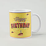 Printed Birthday Mug Cushion Combo