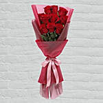 Bouquet Of 15 Lovely Red Roses