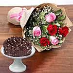 Stolen Kisses Bouquet With Hazelnut Cake
