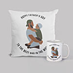 Fathers Day Cushion and Mug Combo