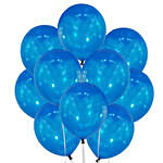 Blue Color Latex Balloons 10 Pieces