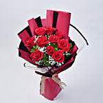 10 Red Roses Lovely Bouquet