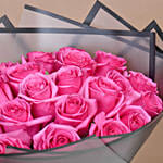 Bouquet of 20 Timeless Pink Roses