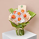 Bouquet Of Orange Roses QT