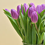 Purple Tulip Arrangement QT