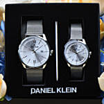 Flower Arrangement with Couple Watch