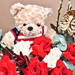 Prtty Roses with Teddy