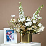 Harmonious Mix Flowers N Photo Frame