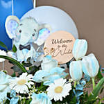 It's a Boy Flower Arrangement Combo Set