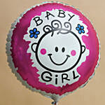 بالون وردي مخصص للمولدة الجديدة من الفويل