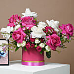 Romantic Gesture Arrangement N Photo Frame