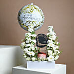 Anniversary Flower Arrangement Combo Set