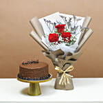 Blush Bouquet of Love N Cake