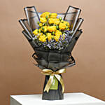 Golden Twilight Roses N Sweet Surprise Combo