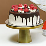 Passionate Love Roses & Black Forest Cake Surprise