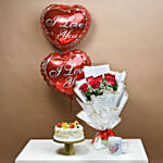 Passionate Love Roses & Sweet Surprises