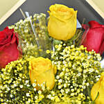 Passionate Sunshine Roses Bouquet