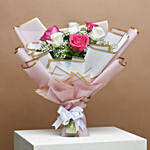 Radiant Rose Elegance Cake Surprise