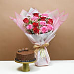 Romantic Rendezvous Roses & Chocolate Delight