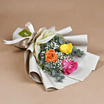 3 Mix Rose Hand Bouquet