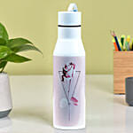 Beautiful Rose Printed Bottle