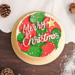 Merry and Bright Christmas Cake