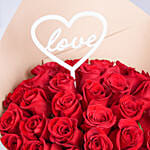 Love Bouquet of 35 Red Roses