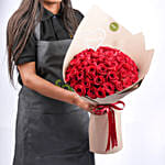 Beautiful Love Bouquet of 35 Red Roses