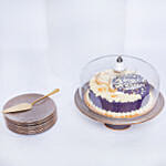 Ramadan Cake N Flowers with Cake Serving Set 9Pcs From Otantik