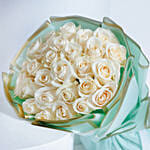 Beautiful White Roses Bunch