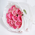 Gentle Pink Roses Bouquet for Mother
