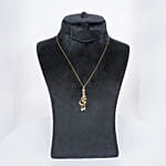 Gold Plated Silver Necklace Omi with Pearl