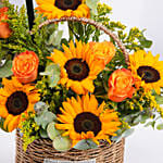 Holy Ramadan Flowers Basket