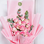 Incredible Pink Roses Bouquet for Mother