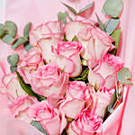 Incredible Pink Roses Bouquet for Mother