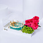 Ramadan Cake and Flowers Hamper