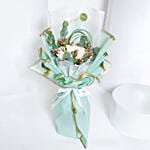 15 White Roses Hand Bouquet for Mom